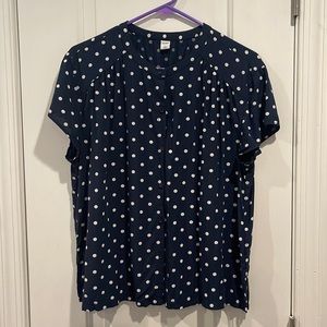 Old Navy Womens Button-Down S/S Blouse
